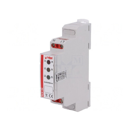 Indicator de Tensiune 230-400VAC IP20 pentru Șină DIN | Electronic-mag.ro | Componente Electronice