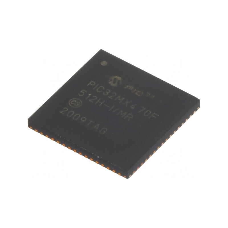 Microcontroler PIC32 512kB 3.6V QFN64 8MHz | Electronic-mag.ro | Componente Electronice