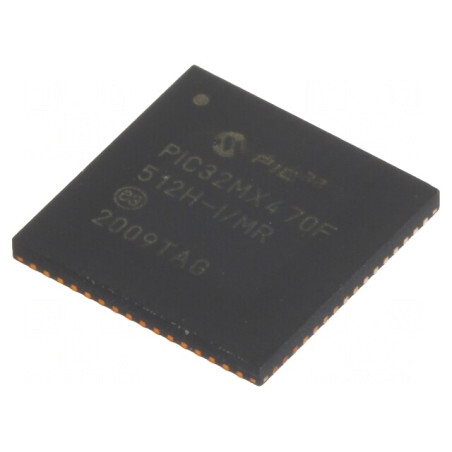 Microcontroler PIC32 512kB 3.6V QFN64 8MHz | Electronic-mag.ro | Componente Electronice