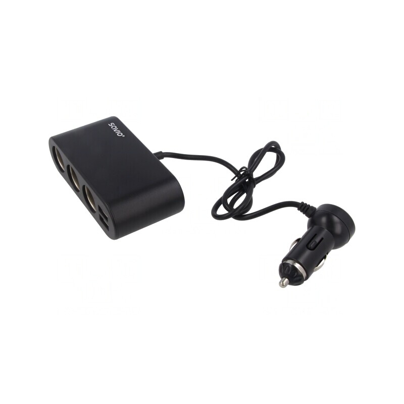 Splitter Auto cu 3 Socluri Brichetă și 2 Porturi USB | Electronic-mag.ro | Componente Electronice Splitter Auto cu 3 Socluri Brichetă și 2 Porturi USB | Electronic-mag.ro | Componente Electronice