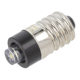 Lampă LED alb rece 5V E10 5mm | Electronic-mag.ro | Componente Electronice