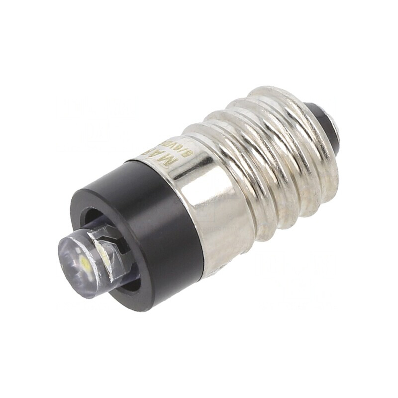 Lampă LED alb rece 5V E10 5mm | Electronic-mag.ro | Componente Electronice