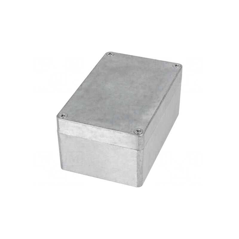 Carcasă Universală Aluminiu Natural 80x125x57 mm | Electronic-mag.ro | Componente Electronice