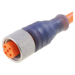 Cablu de conectare M12 5 pini drept 2m 60VAC 4A | Electronic-mag.ro | Componente Electronice