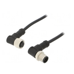 Cablu Senzori Automatizări 4PIN M12-M12 1m | Electronic-mag.ro | Componente Electronice