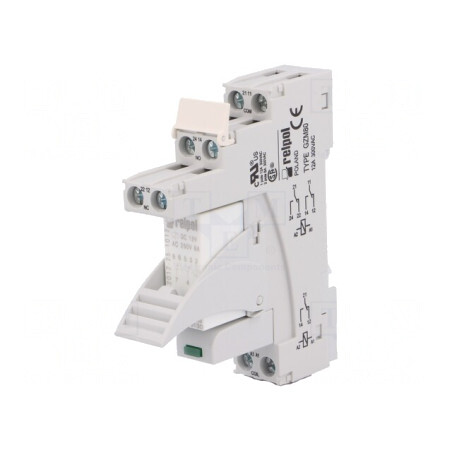 Releu Intermediar DPDT 12VDC 8A | Electronic-mag.ro | Componente Electronice