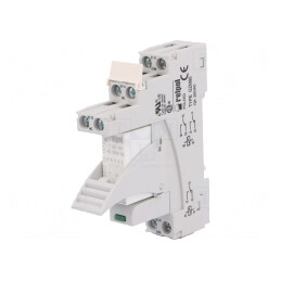 Releu Intermediar DPDT 12VDC 8A | Electronic-mag.ro | Componente Electronice