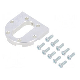 Suport Argintiu pentru Motoare 37 mm 1 Buc. | Electronic-mag.ro | Componente Electronice