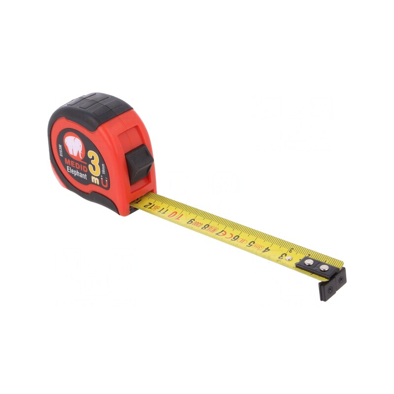 Ruletă de măsură 3m 19mm ABS Elastolan | Electronic-mag.ro | Componente Electronice