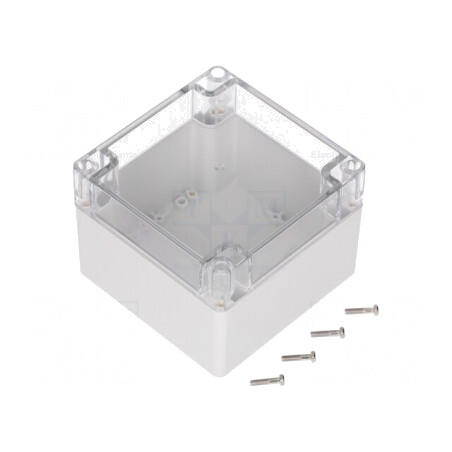 Carcasă Universală Policarbonat IP65 120x120x90mm | Electronic-mag.ro | Componente Electronice