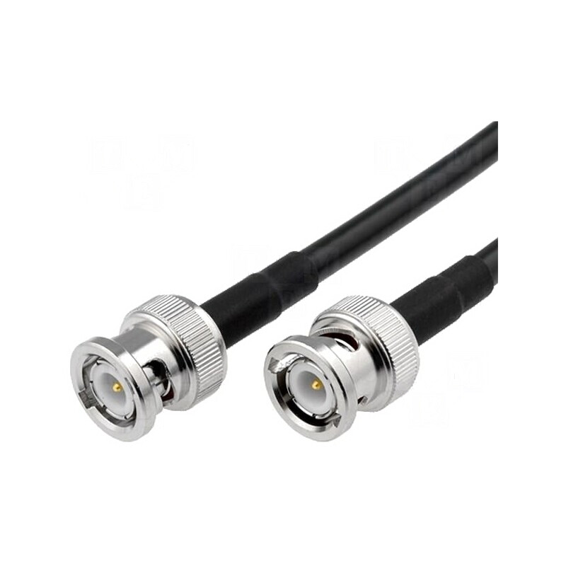 Cablu BNC 50Ω 0,5m Negru