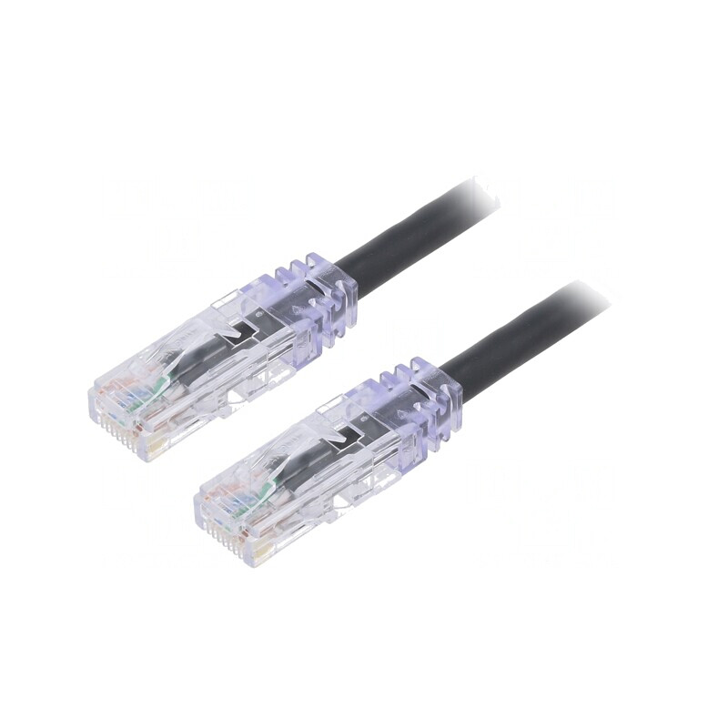 Patch cord U/UTP Cat6 LSZH Negru 1m | Electronic-mag.ro | Componente Electronice Patch cord U/UTP Cat6 LSZH Negru 1m | Electronic-mag.ro | Componente Electronice