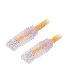 Cablu Patch TX6 PLUS UTP Cat6 LSZH Portocaliu 1m | Electronic-mag.ro | Componente Electronice