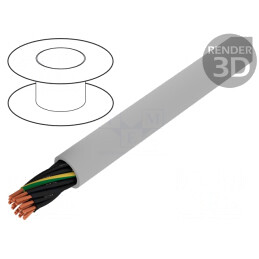 Cablu JZ-500 18G2,5mm2 neecranat gri 300V/500V | Electronic-mag.ro | Componente Electronice