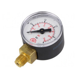 Manometru 0-2.5 bar 40mm pentru lichide și gaze | Electronic-mag.ro | Componente Electronice