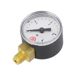 Manometru 0-4 bar 40mm Lichide și Gaze Inerte | Electronic-mag.ro | Componente Electronice