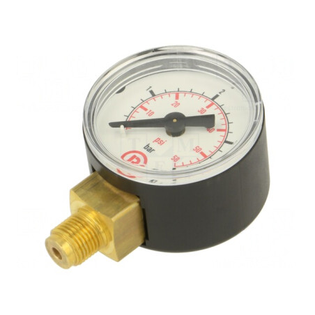 Manometru 0-4bar 40mm pentru lichide și gaze inerte | Electronic-mag.ro | Componente Electronice