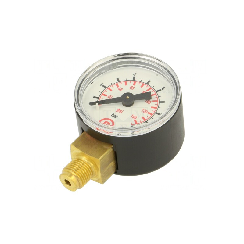 Manometru 0-10 bar 40mm pentru lichide și gaze inerte | Electronic-mag.ro | Componente Electronice