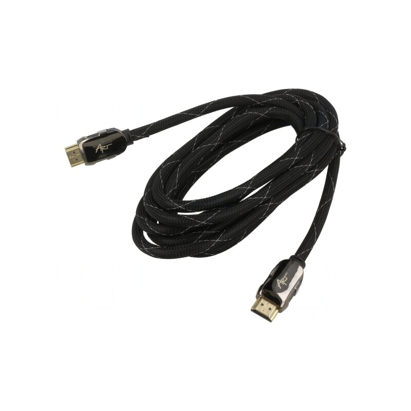 Cablu HDMI 1.4 Textil 3m Negru | Electronic-mag.ro | Componente Electronice Cablu HDMI 1.4 Textil 3m Negru | Electronic-mag.ro | Componente Electronice