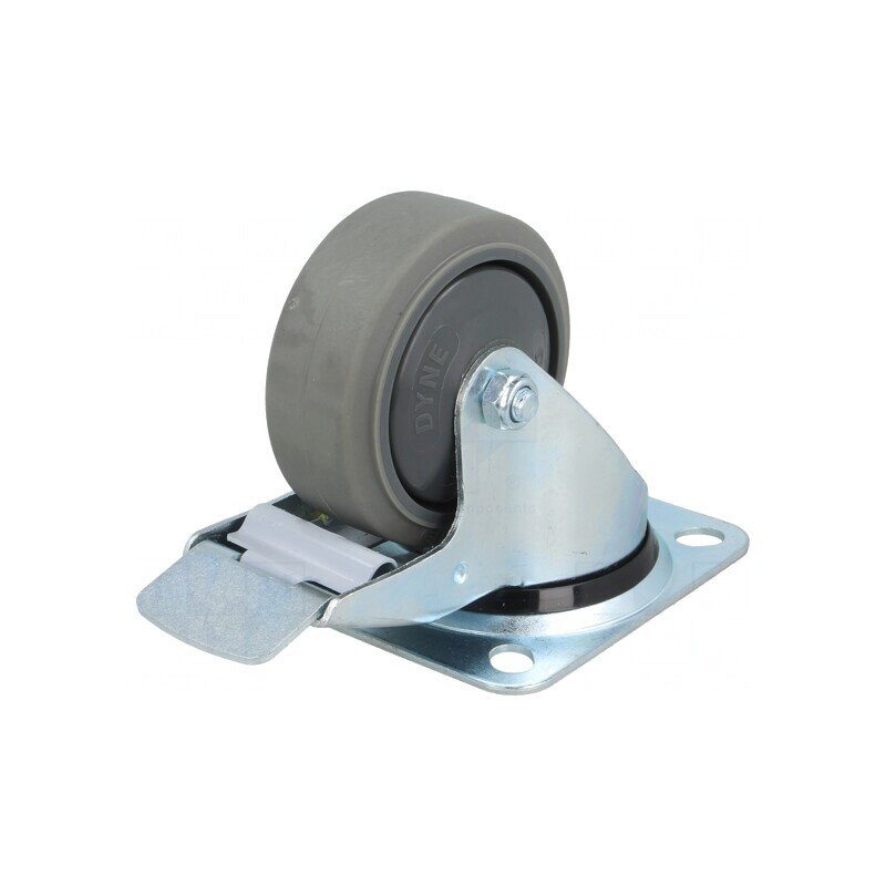 Roată de transport 80mm cu placă de montare | Electronic-mag.ro | Componente Electronice