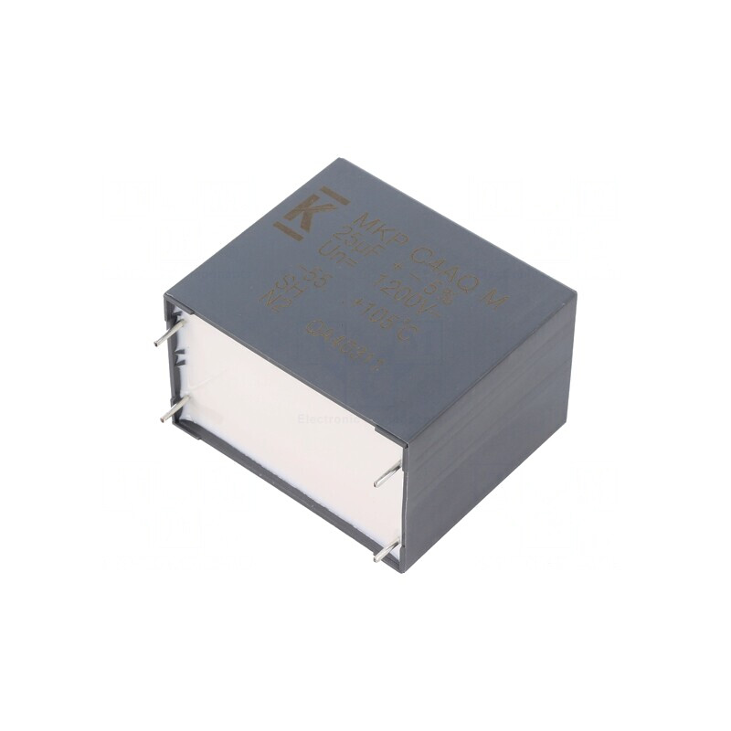 Condensator polipropilenă DC-Link 25uF ESR 5,1mΩ THT ±5% | Electronic-mag.ro | Componente Electronice