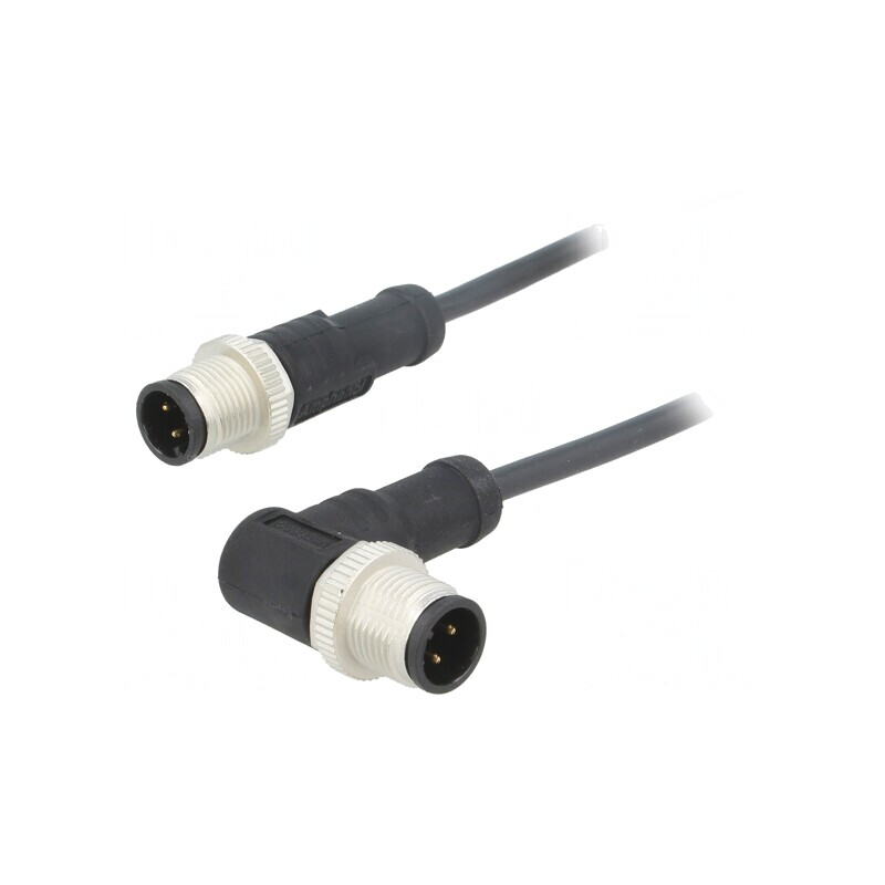 Cablu pentru senzori automatizări M12 1m mufă-mufă | Electronic-mag.ro | Componente Electronice Cablu pentru senzori automatizări M12 1m mufă-mufă | Electronic-mag.ro | Componente Electronice