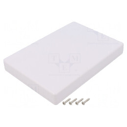 Carcasă Universală ABS Albă IP40 125x175x25mm | Electronic-mag.ro | Componente Electronice