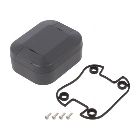 Carcasă Universală WP ABS Grafit IP67 52x65x27mm | Electronic-mag.ro | Componente Electronice
