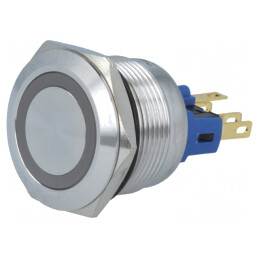 Comutator Anti-Vandalism SPST-NO/SPST-NC 3A/220V GQ22-11E/R/24V | Electronic-mag.ro | Componente Electronice