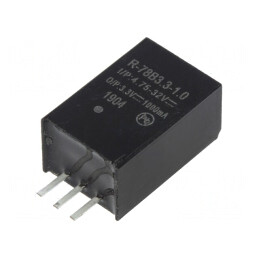 Convertor DC/DC 3,3W 4,75-32V la 3,3V 1A SIP3 | Electronic-mag.ro | Componente Electronice