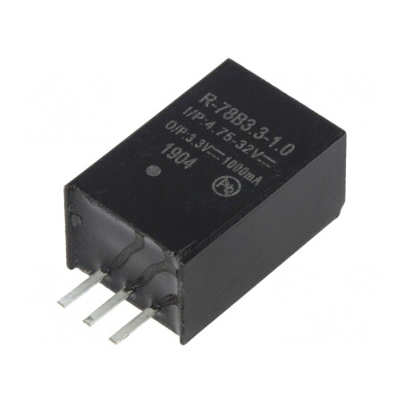 Convertor DC/DC 3,3W 4,75-32V la 3,3V 1A SIP3 | Electronic-mag.ro | Componente Electronice