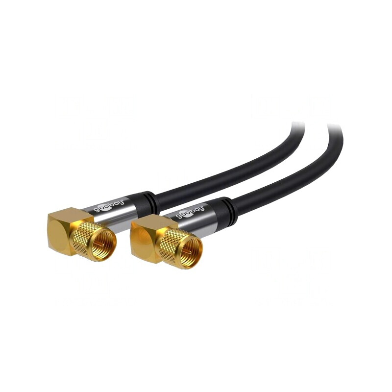 Cablu Coaxial 75Ω 3m Mufă Unghi F PVC Negru | Electronic-mag.ro | Componente Electronice Cablu Coaxial 75Ω 3m Mufă Unghi F PVC Negru | Electronic-mag.ro | Componente Electronice