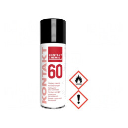 Substanţă de curăţare; KONTAKT60; 400ml; aerosol; cutie; roşie
