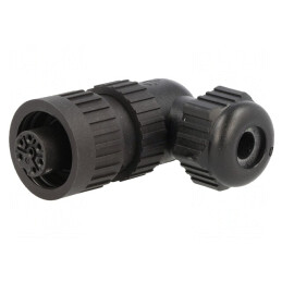 Conector Circular Mamă IP67 7 PIN 6 PE pe Cablu | Electronic-mag.ro | Componente Electronice