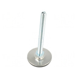 Picioare reglabilă cu rondelă antialunecare, bază 50mm M10 | Electronic-mag.ro | Componente Electronice
