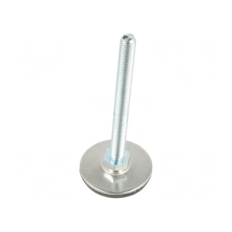 Picioare reglabilă cu rondelă antialunecare, bază 50mm M10 | Electronic-mag.ro | Componente Electronice