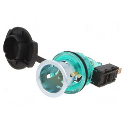 Adaptor Soclu Brichetă Auto 20A Verde