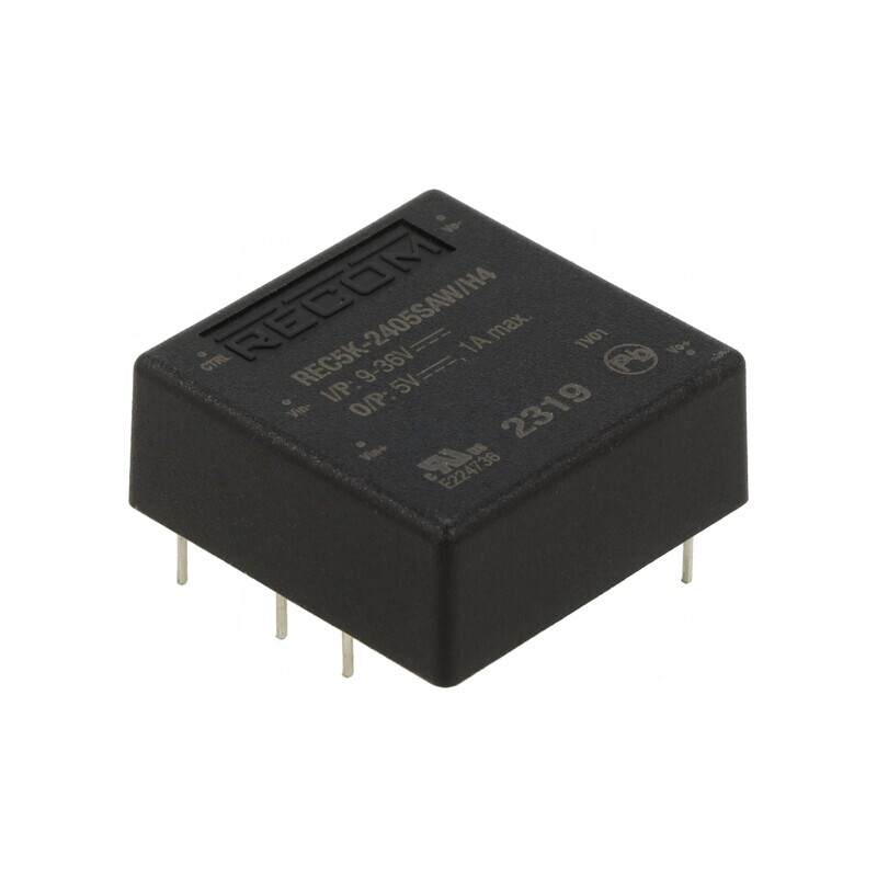 Convertor DC/DC 5W 9-36V la 5V 1A DIP6 | Electronic-mag.ro | Componente Electronice