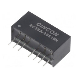 Convertor DC/DC 3W 4.5-9V la 15V 200mA SIP8 | Electronic-mag.ro | Componente Electronice