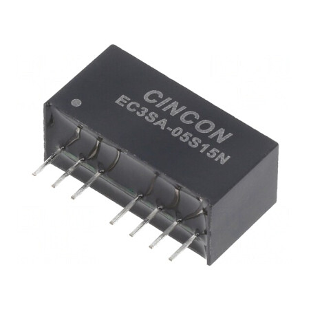 Convertor DC/DC 3W 4.5-9V la 15V 200mA SIP8 | Electronic-mag.ro | Componente Electronice