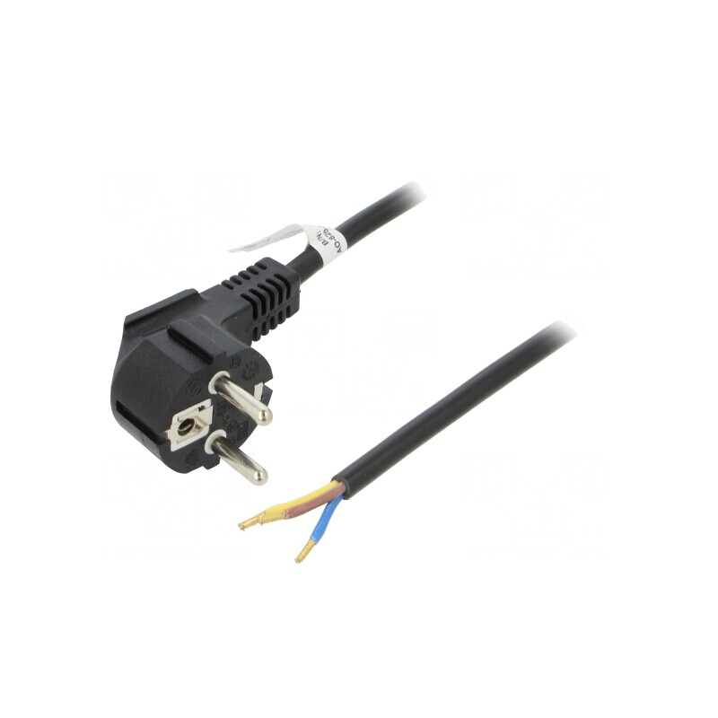 Cablu Alimentare 5m Negru 10A CEE 7/7 (E/F) | Electronic-mag.ro | Componente Electronice