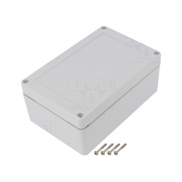Carcasă Universală 100x150x60mm cu Bucșă din Alamă ABS | Electronic-mag.ro | Componente Electronice