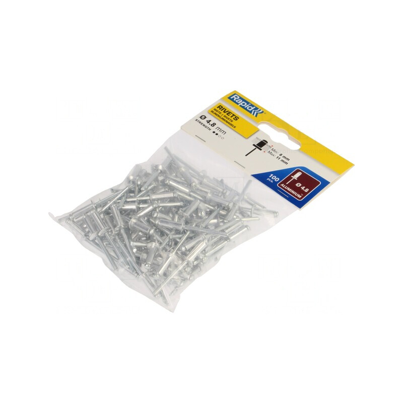 Diblu Aluminiu 4,8mm x 14mm, 100 Buc. | Electronic-mag.ro | Componente Electronice Diblu Aluminiu 4,8mm x 14mm, 100 Buc. | Electronic-mag.ro | Componente Electronice