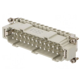 Conector HDC tată 24 pini 16A 104.27 CNEM 24 TN | Electronic-mag.ro | Componente Electronice