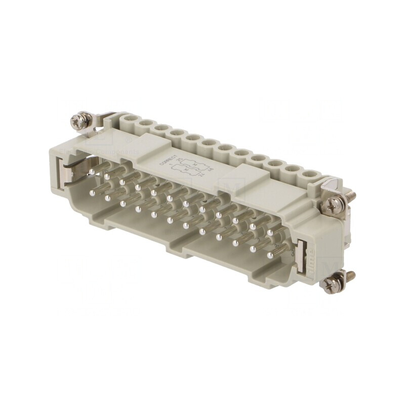 Conector HDC tată 24 pini 16A 104.27 CNEM 24 TN | Electronic-mag.ro | Componente Electronice