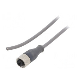 Cablu de Conectare M12 3m PVC 250VAC 3,1A | Electronic-mag.ro | Componente Electronice