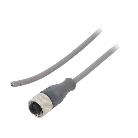 Cablu de Conectare M12 3m PVC 250VAC 3,1A | Electronic-mag.ro | Componente Electronice