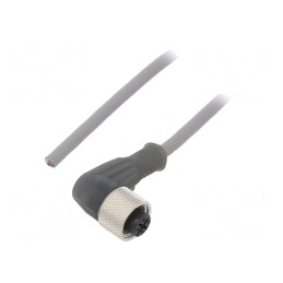 Cablu de Conectare M12 3m 250VAC 3.1A | Electronic-mag.ro | Componente Electronice