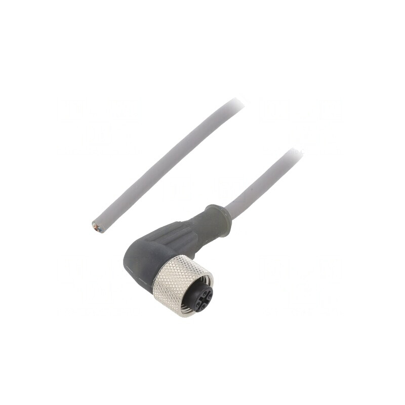 Cablu de Conectare M12 3m 250VAC 3.1A | Electronic-mag.ro | Componente Electronice