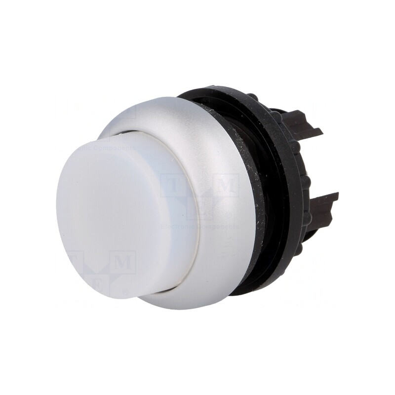 Comutator Apăsare 22mm Alb IP67 | Electronic-mag.ro | Componente Electronice